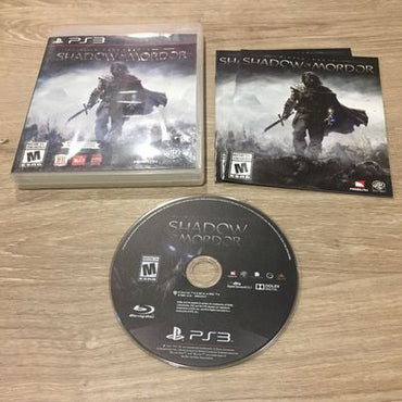 Middle Earth: Shadow Of Mordor Playstation 3
