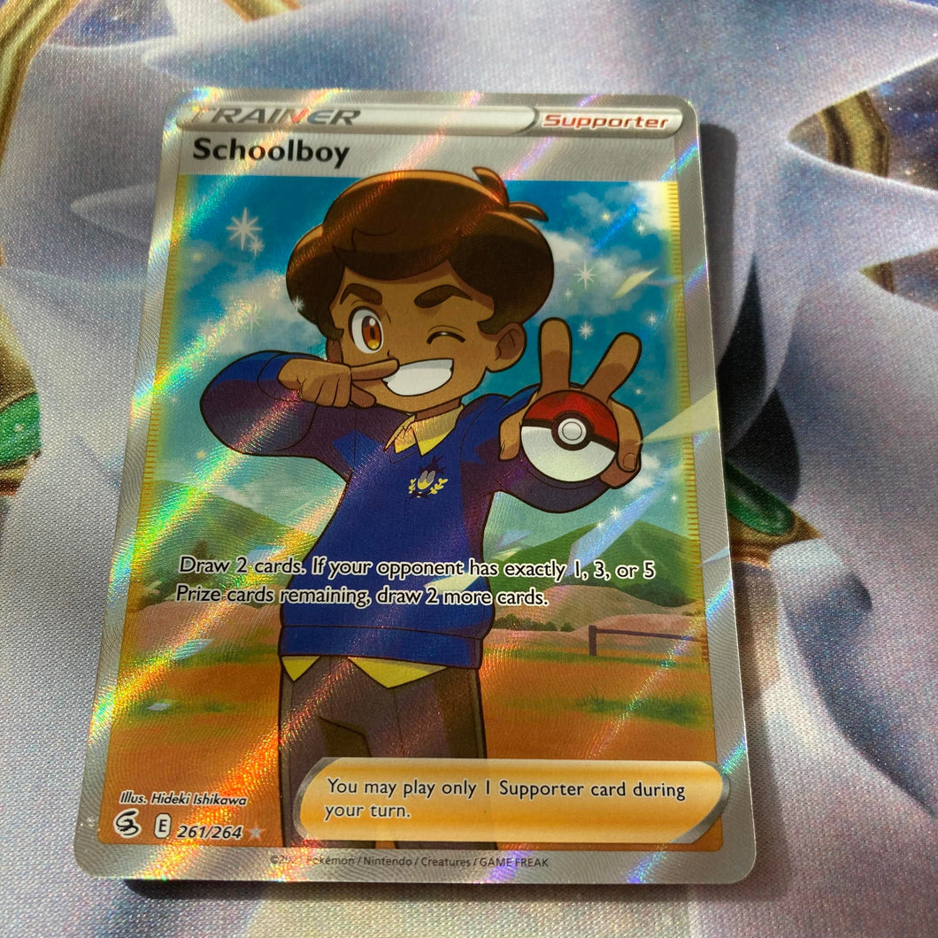 Schoolboy - 261/264 - Full Art Ultra Rare Pokemon Card