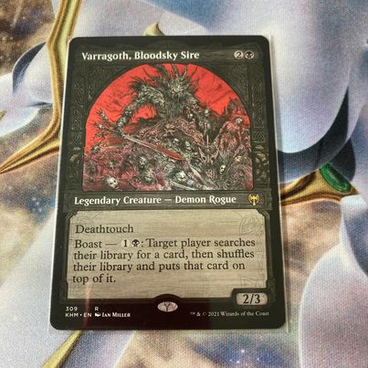 Varragoth, Bloodsky Sire - Showcase Kaldheim Magic Card