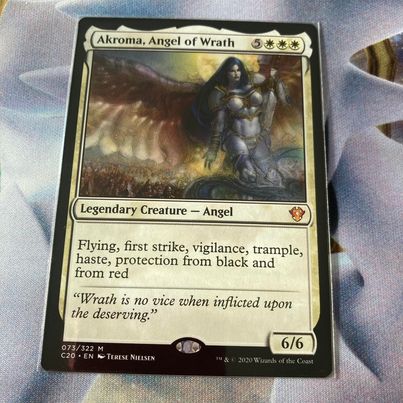 Akroma, Angel of Wrath Commander 2020 Magic Card