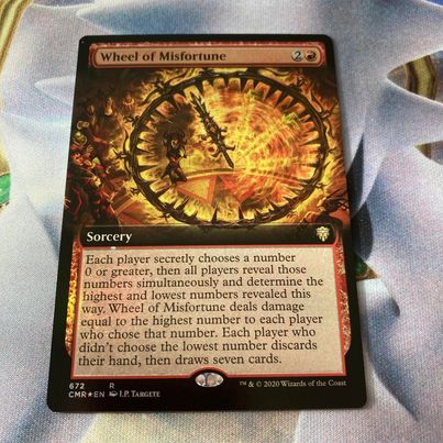 Wheel of Misfortune - Extended Art Commander Legends Magic Card