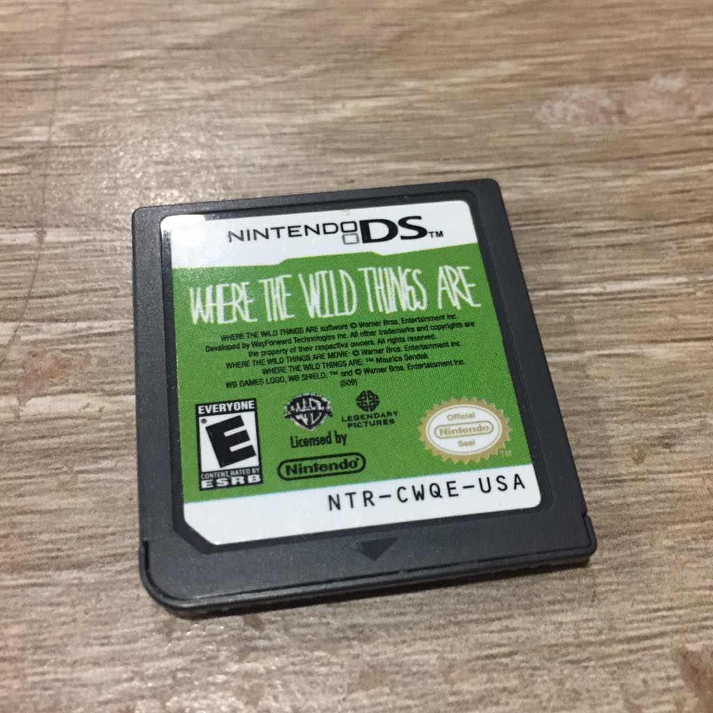 Where The Wild Things Are Nintendo DS