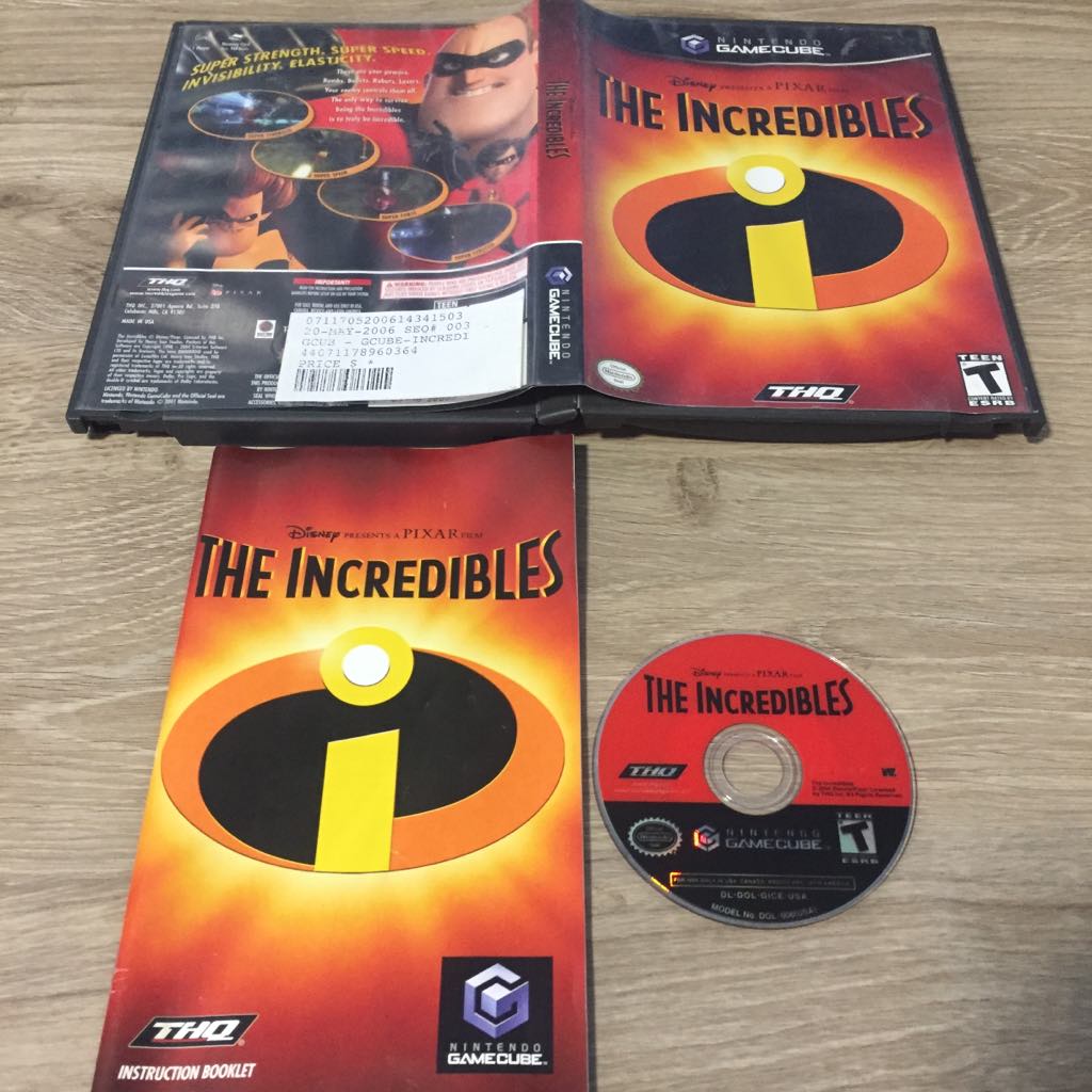 The sale incredibles gamecube