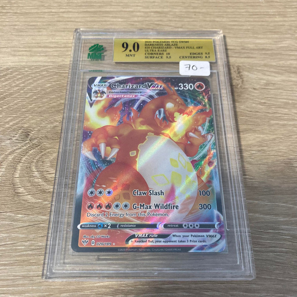 Charizard VMAX - 020/189 - Ultra Rare MNT 9.0 Graded Card Charizard VMAX - 020/189 - Ultra Rare MNT 9.0 Graded Card