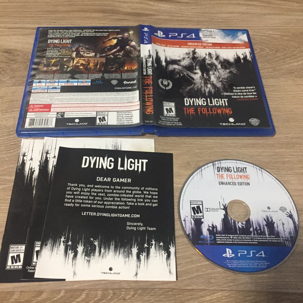 Dying Light The Following Enhanced Edition Playstation 4
