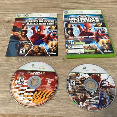 Marvel Ultimate Alliance & Forza 2 Xbox 360