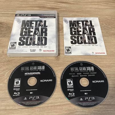 Metal Gear Solid HD Collection Playstation 3