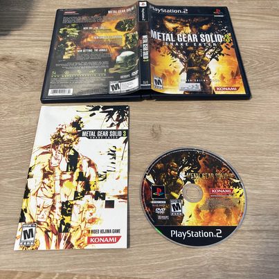 Metal Gear Solid 3 Snake Eater Playstation 2