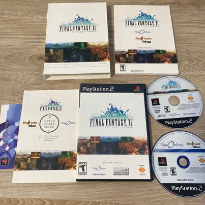Final Fantasy XI Online With Sleeve Playstation 2
