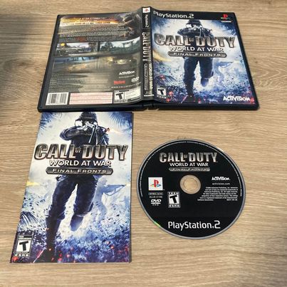 Call Of Duty World At War Final Fronts Playstation 2