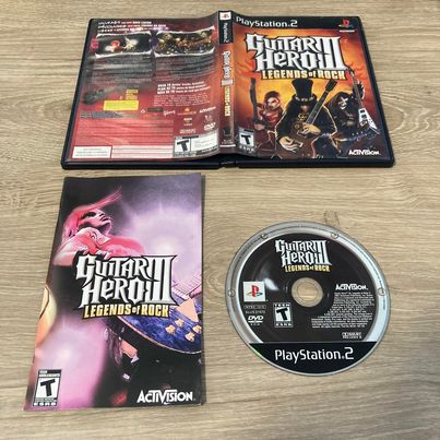 Guitar Hero III Legends of Rock Playstation 2