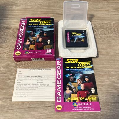 Star Trek The Next Generation Advanced Holodeck Tutorial Sega Game Gear