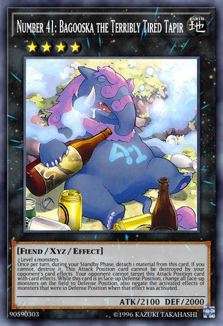 Number 41: Bagooska the Terribly Tired Tapir - AC18-EN021 - Ultra Rare Yu-Gi-Oh! Advent Calendar (2018) Yu-Gi-Oh! Card