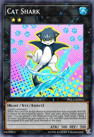 Cat Shark - PGL2-EN016 - Gold Secret Rare Premium Gold: Return of the Bling Yu-Gi-Oh! Card