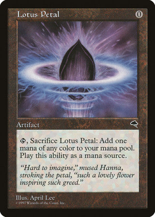 Lotus Petal Tempest Magic Card