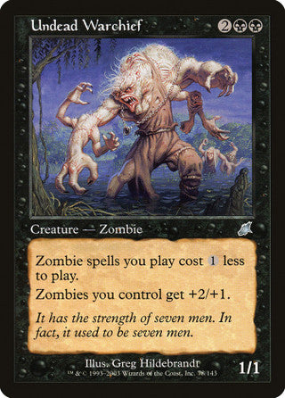 Undead Warchief Scourge Magic Card