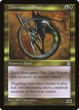 Hibernation Sliver Stronghold Magic Card