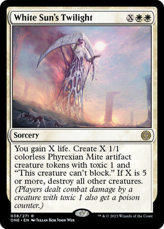 White Sun's Twilight Phyrexia: All Will Be One Magic Card