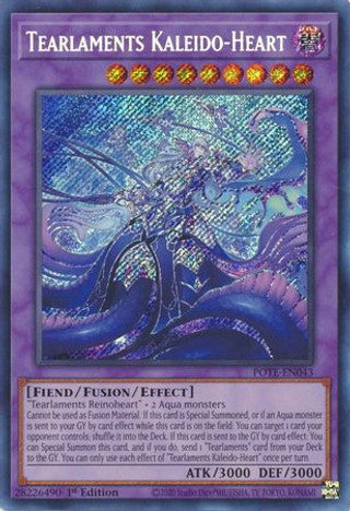 Tearlaments Kaleido-Heart - POTE-EN043 - Secret Rare Power of the Elements Yu-Gi-Oh! Card
