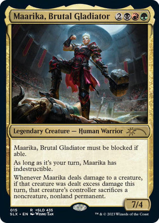 Maarika, Brutal Gladiator Universes Within Magic Card