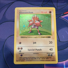 Load image into Gallery viewer, Hitmonchan Base Set Shadowless Holo 7/102 (MP) - Pokemon Card
