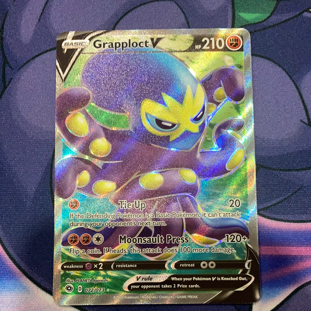 Grapploct V (Full Art) Champion's Path 072/073 - Pokemon Card