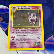 Load image into Gallery viewer, Sabrina’s Gengar Holo Swirl 14/132 (LP) Pokemon Card
