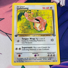 Load image into Gallery viewer, Lickitung 38/64 1st Edition (LP) Pokemon Card
