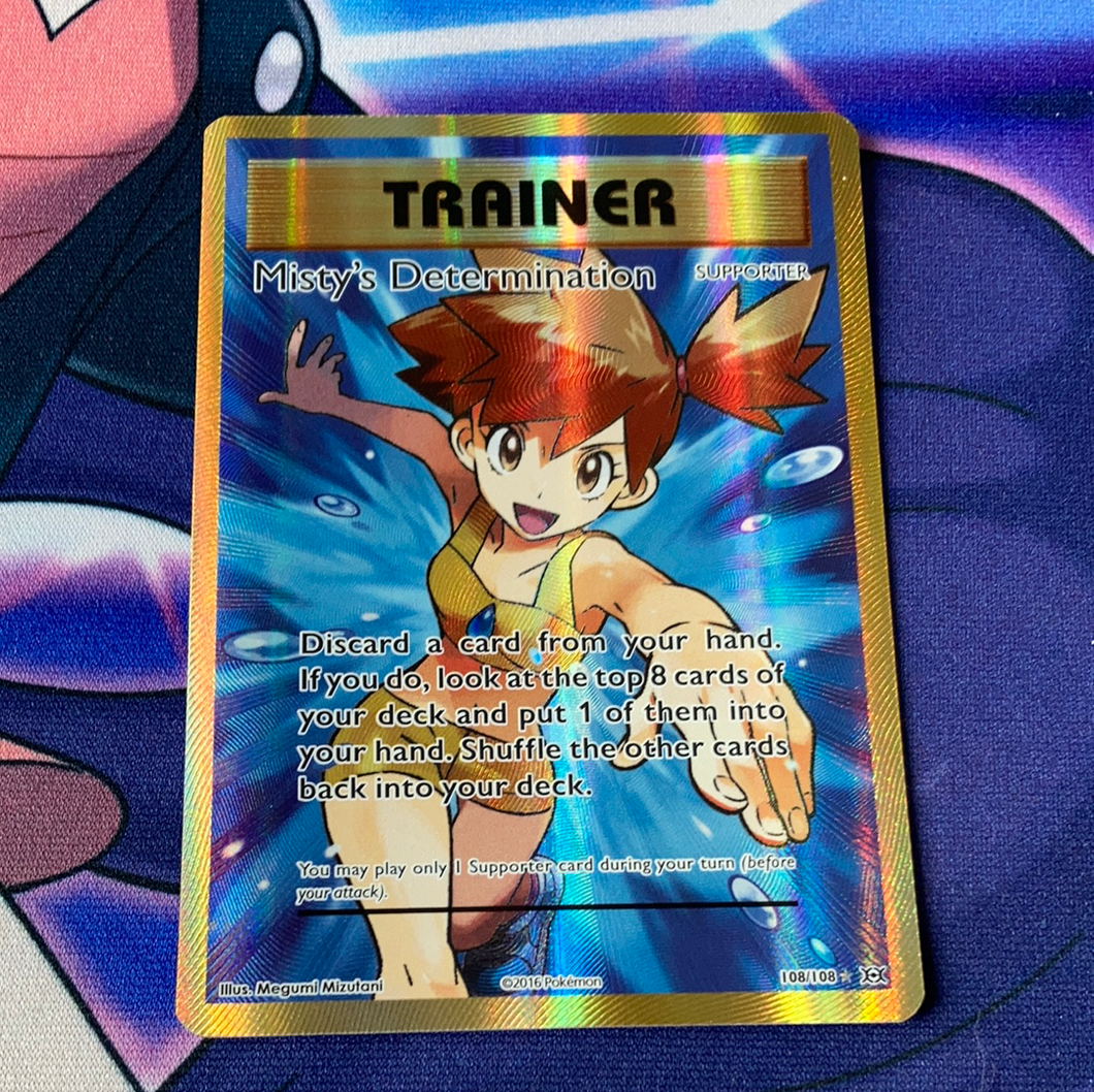 Misty’s Determination 108/108 (NM) Pokemon Card