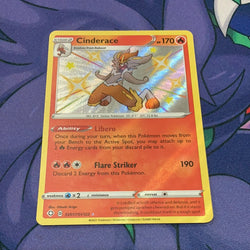 Cinderace - SV17/SV122 - Shiny Rare