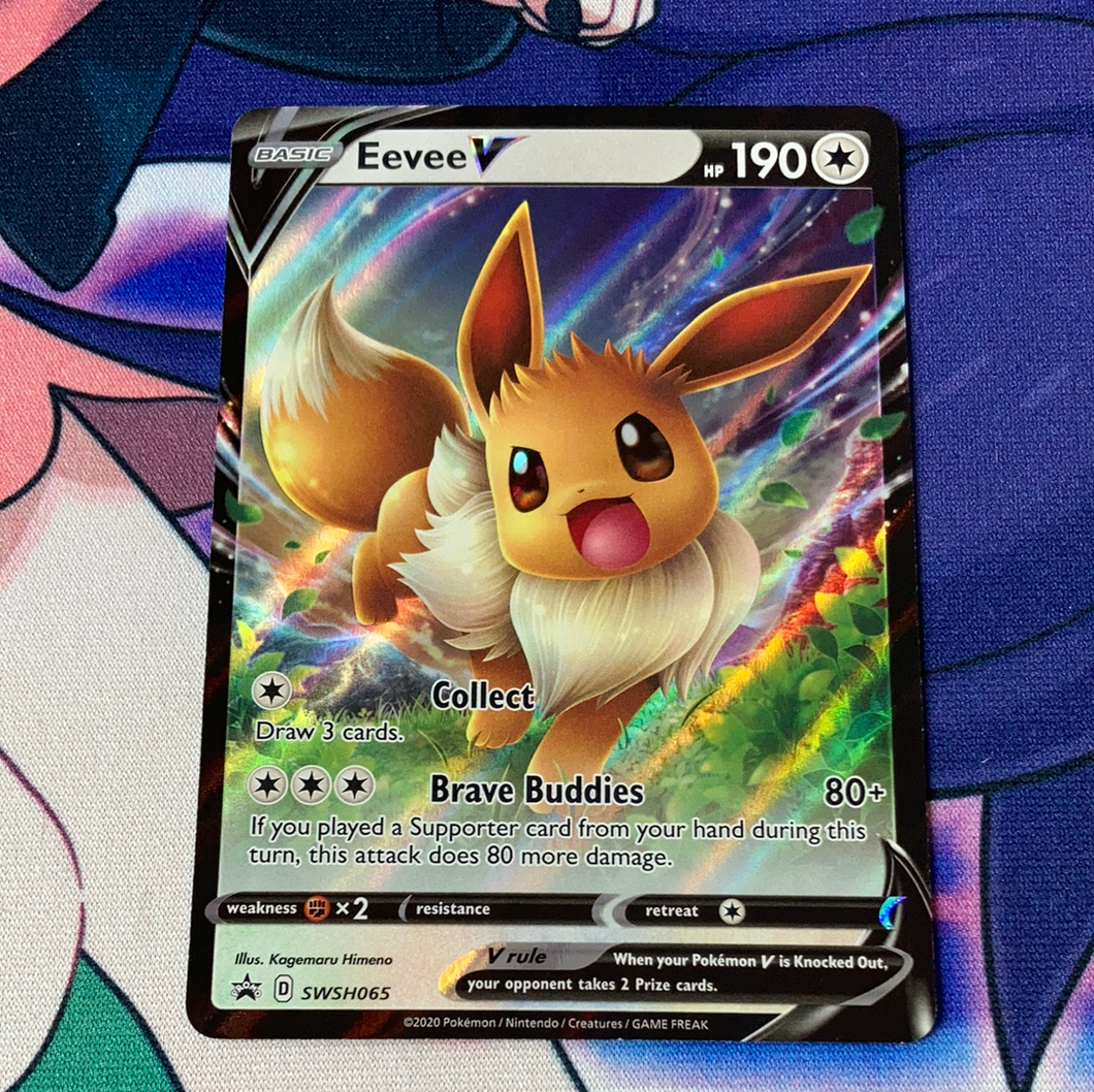 Eevee V SWSH065 Promo (NM) Pokemon Card