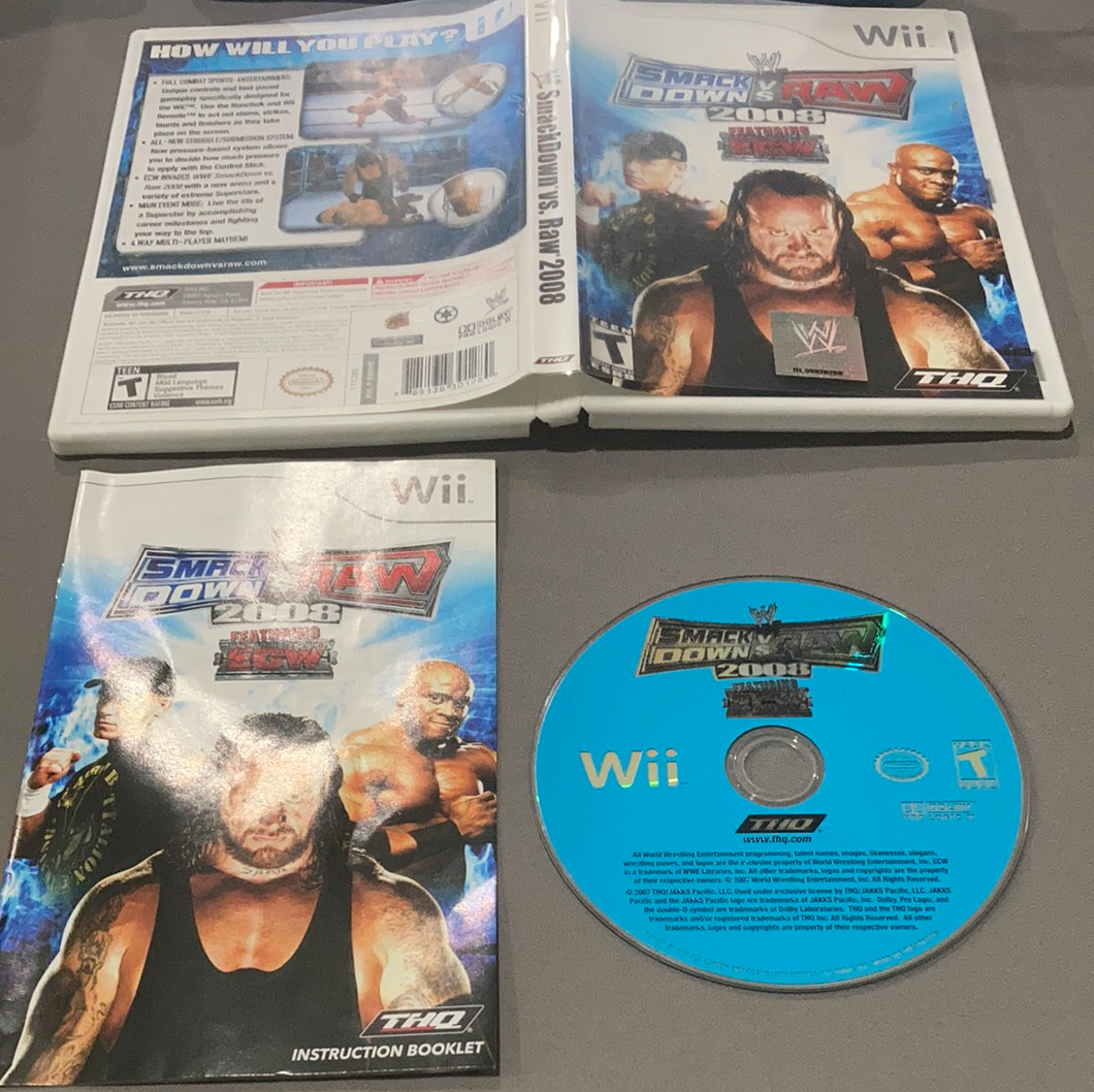 WWE Smackdown Vs. Raw 2008 Wii