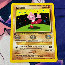 Load image into Gallery viewer, Tyrogue 66/75 1st Edition (LP) Pokemon Card
