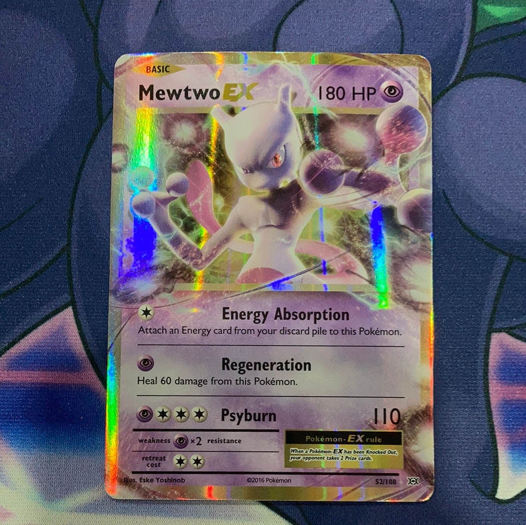 Mewtwo EX XY Evolutions 52/108 (NM) - Pokemon Card