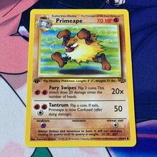 Load image into Gallery viewer, Primeape - 43/64 - Jungle Set - 1st Edition (LP) Pokemon Card
