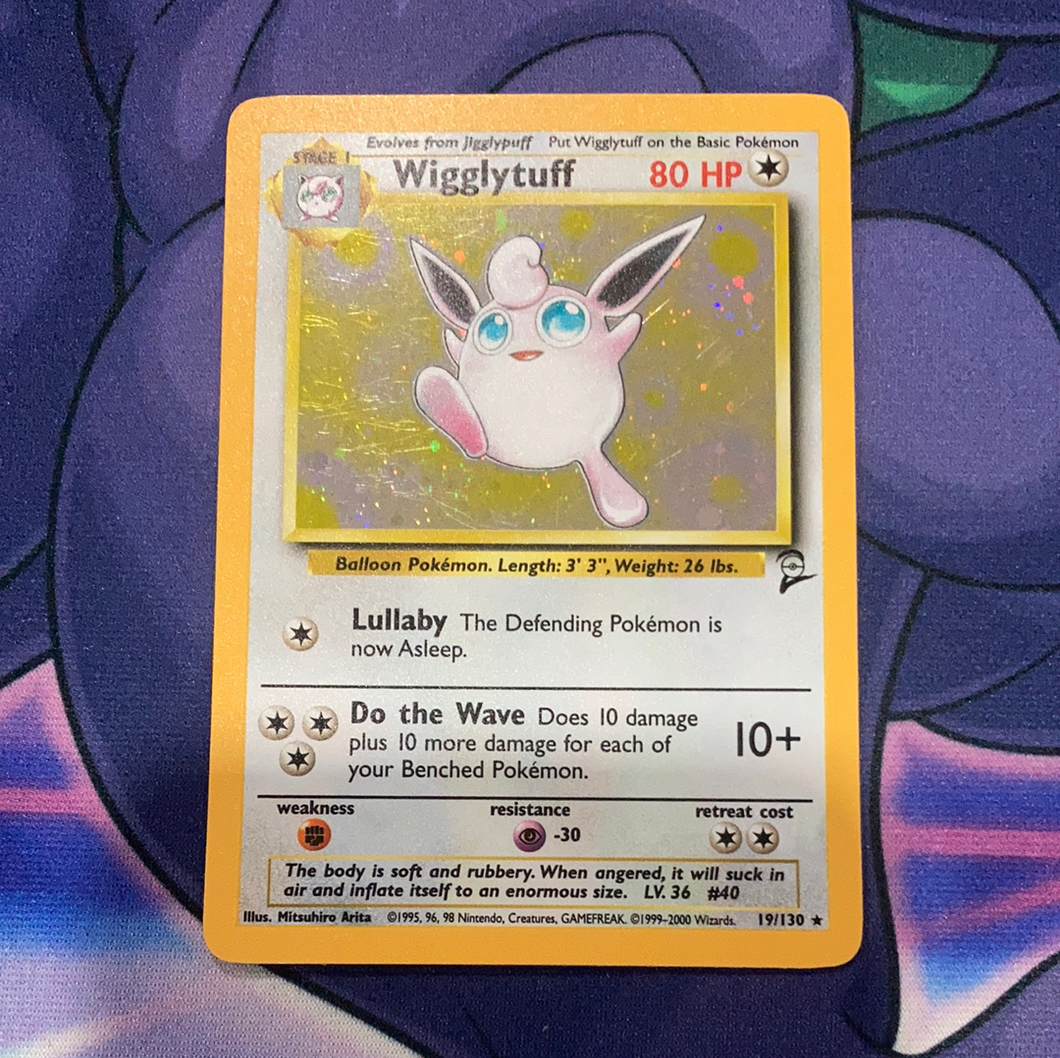 Wigglytuff Base Set 2 Holo 19/130 (VLP) - Pokemon Card