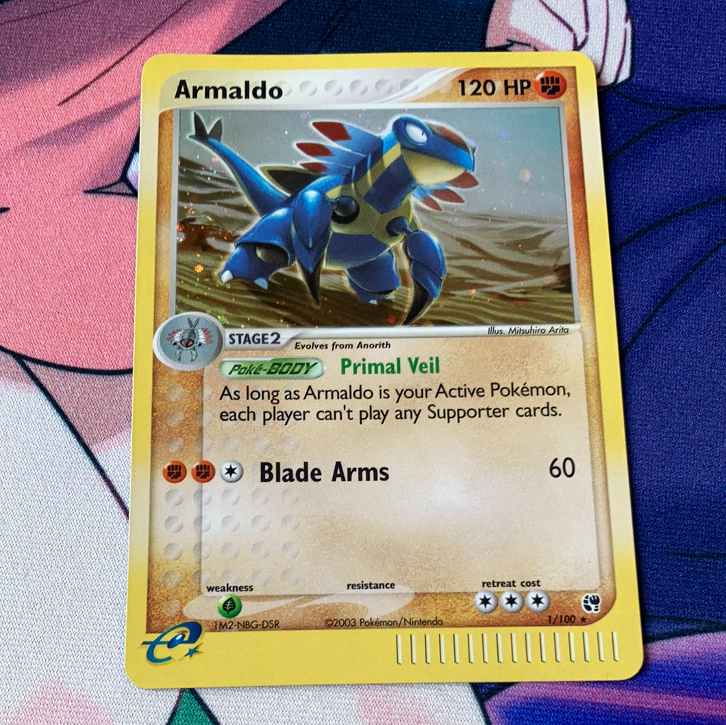 Armaldo 1/100 (NM) Pokemon Card