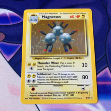 Load image into Gallery viewer, Magneton Base Set Holo 9/102 (LP) Pokemon Card
