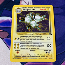 Load image into Gallery viewer, Magneton Fossil Holo 11/62 (NM/VLP) Pokemon Card
