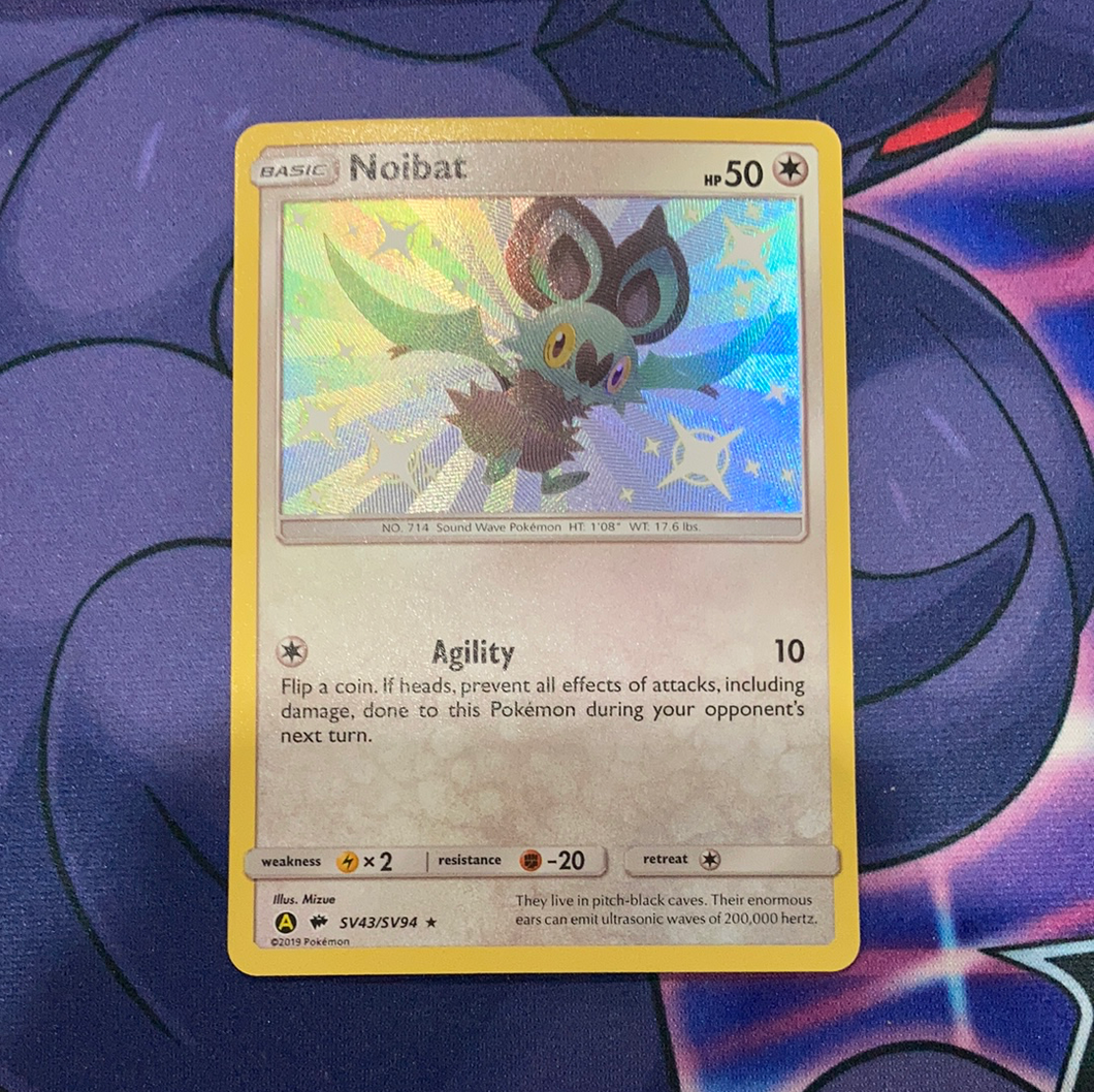 Noibat Hidden Fates SV43/SV94 (NM) - Pokemon Card