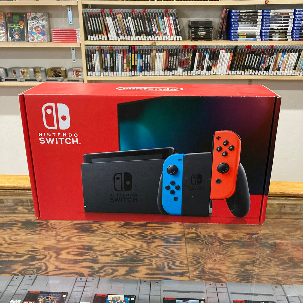 Nintendo Switch With Blue And Red Joy-Con Nintendo Switch Console