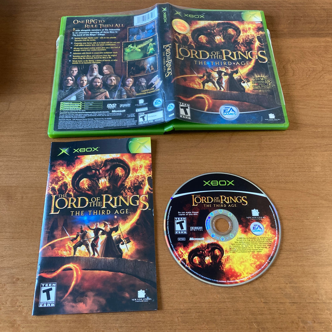 Lord Of The Rings Third Age Xbox
