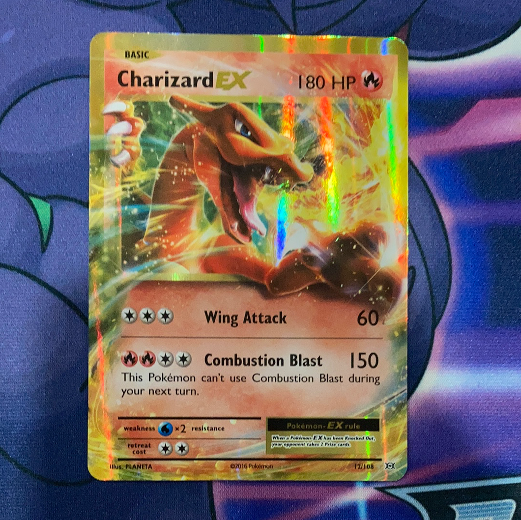 Charizard EX 12/108 (NM) Pokemon Card
