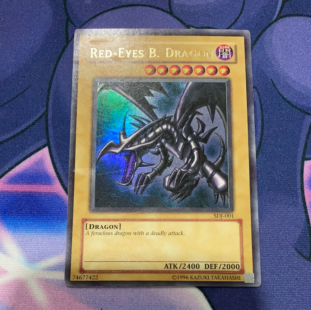 Red-Eyes B. Dragon SDJ-001 (MP) - Yugioh Card