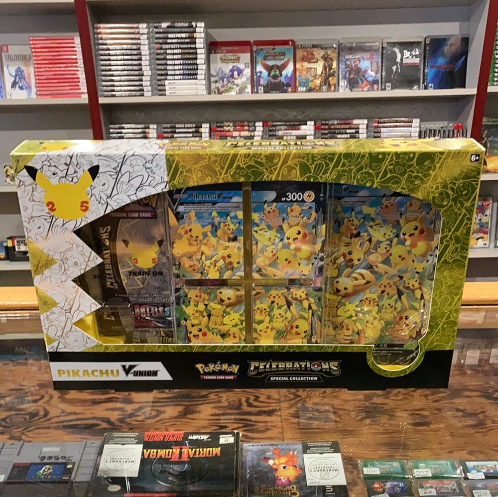 Celebrations Pikachu V-Union Collection Box