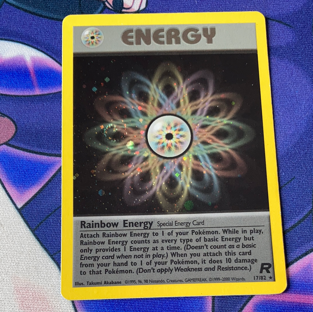Rainbow Energy Team Rocket 17/82 (LP) Pokemon Card