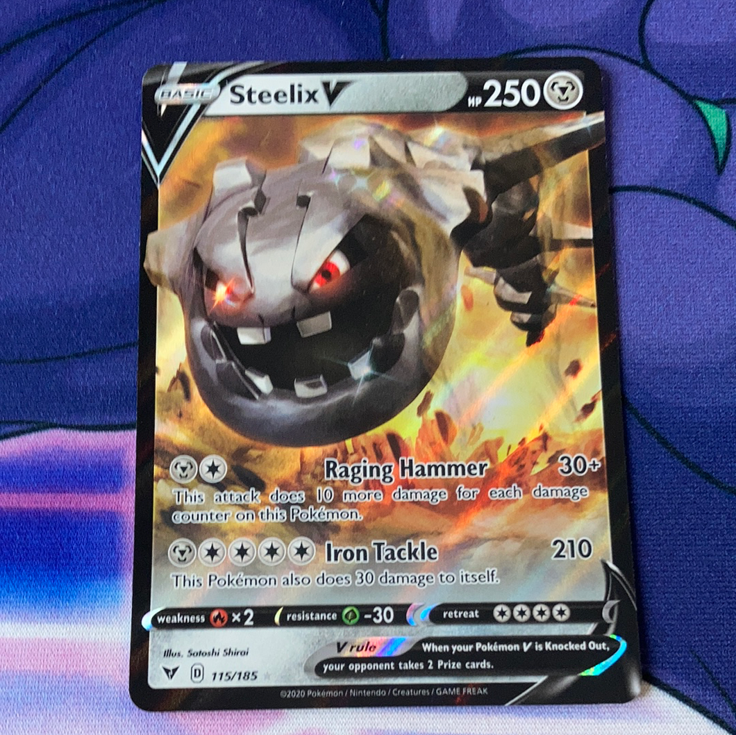 Steelix GX 115/185 (NM) Pokemon Card