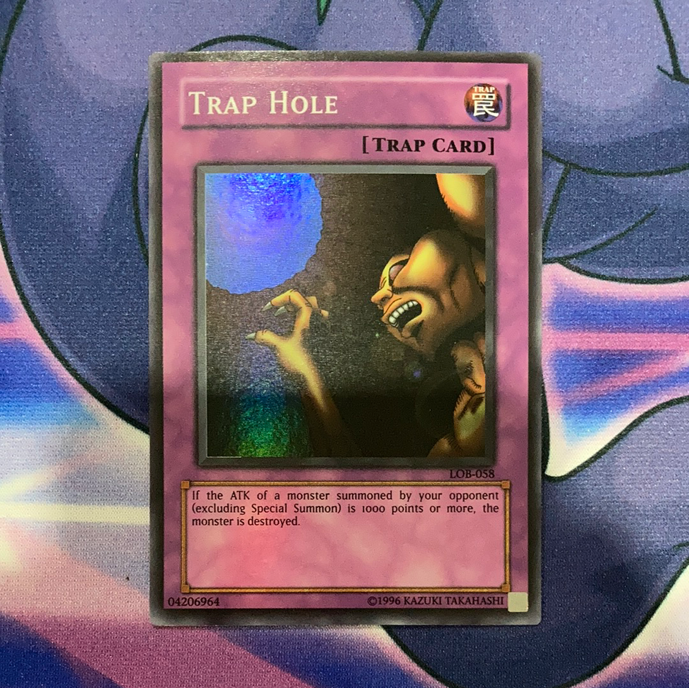Trap Hole LOB-058 (LP) - Yugioh Card