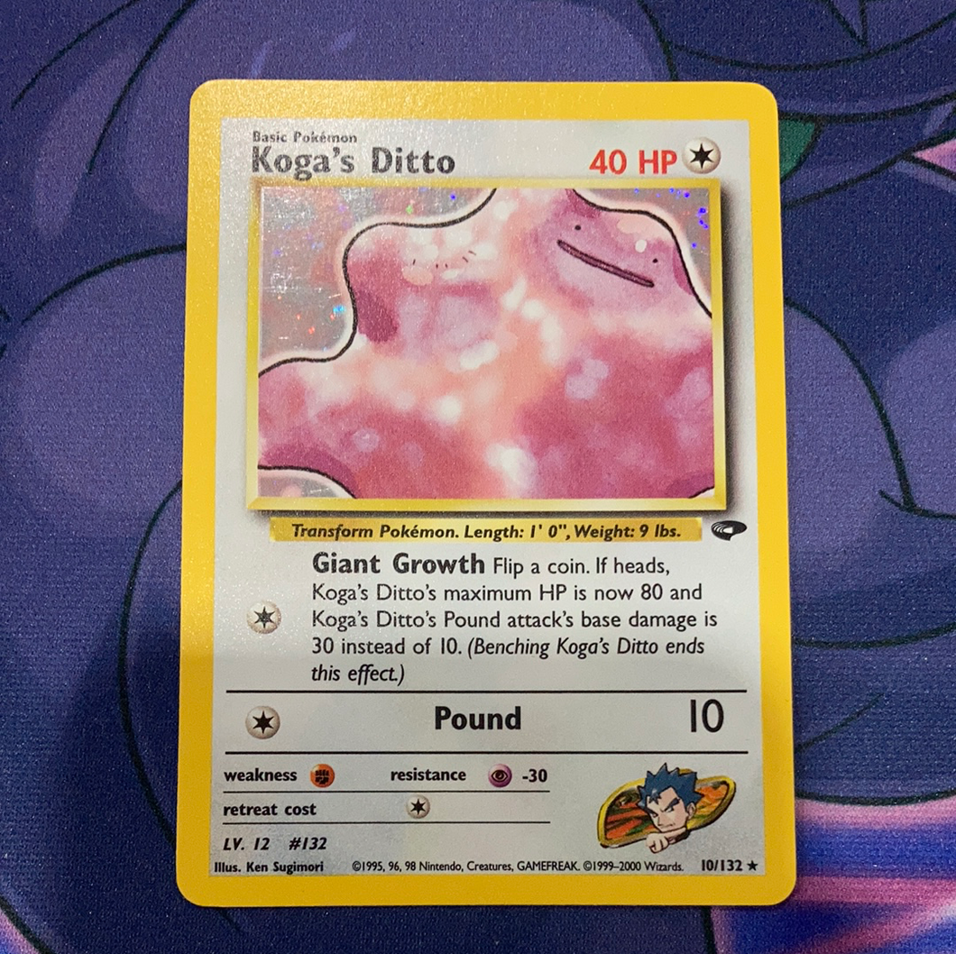 Koga's Ditton Gym Challenge Holo 10/132 (VLP) - Pokemon Card