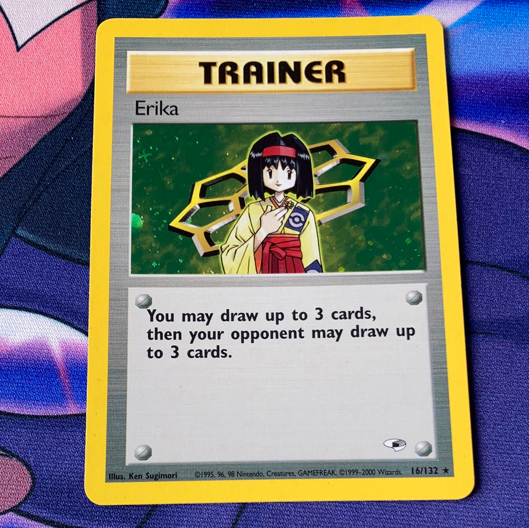 Erika Trainer 16/132 (NM) Pokemon Card